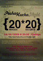 Affiche Pecha Kucha